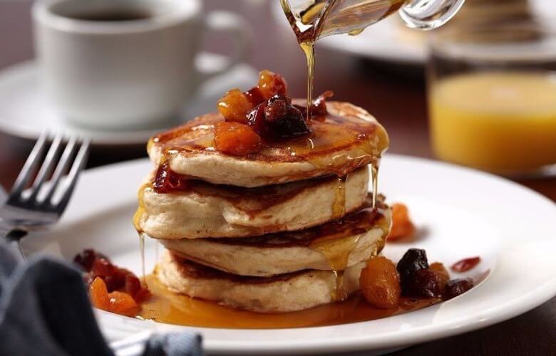 Serve FLUFFY SOURDOUGH PANCAKES